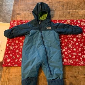 The North Face baby snow suit size 6-12 month